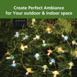 Mainstays Solar 30 Count Mushroom Light