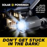 Bell + Howell Bionic Spotlight Deluxe Solar Powered Outdoor Motion Sensor LED Security Light
