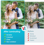 MaxGear Self-Adhesive Laminating Roll 12" x 30FT, Clear Laminating Vinyl Roll Self Sealing