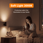 LED Night Lights Plug into Wall, Dimmable 0-100LM Night Light with Dusk to Dawn Sensor, 3000K Soft White Plug in Night Light for Bedroom, Hallway, Bathroom, Stairs, 2 pack