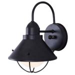 Better Homes & Gardens 12" Farmhouse Bronze Outdoor Wall Light, Metal Fixture Opal Glass Shade