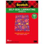 Scotch 9 x 12 Inches Laminating Sheets Letter Size Single Sided, 50 Pouches (SF854-1B)
