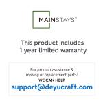 Mainstays Solar Black Metal Flickering LED Globe Outdoor Pathway Light