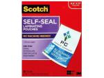 Scotch 9 x 12 Inches Laminating Sheets Letter Size Single Sided, 50 Pouches (SF854-1B)