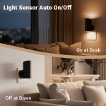 LED Night Lights Plug into Wall, Dimmable 0-100LM Night Light with Dusk to Dawn Sensor, 3000K Soft White Plug in Night Light for Bedroom, Hallway, Bathroom, Stairs, 2 pack