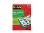 Scotch 9 x 12 Inches Laminating Sheets Letter Size Single Sided, 50 Pouches (SF854-1B)