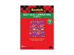 Scotch 9 x 12 Inches Laminating Sheets Letter Size Single Sided, 50 Pouches (SF854-1B)