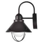 Better Homes & Gardens 12" Farmhouse Bronze Outdoor Wall Light, Metal Fixture Opal Glass Shade