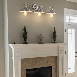 Bathroom Vanity Light Fixtures 3-Light Farmhouse Wall Sconce for Mirror Cabinets