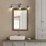 Bathroom Vanity Light Fixtures 3-Light Farmhouse Wall Sconce for Mirror Cabinets