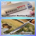 Koala Clear Laminating Sheets 9x12 Inch, Permanent Self Adhesive Laminating Sheets, No Machine Needed , 15PK Peel and Stick Sheets Protector Waterproof for 8.5x11 Stickers, Photos