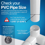 FORMUFIT 1” 3-Way Elbow Furniture Grade PVC Pipe Fittings, (1-5/16" Actual Socket ID), White, 4-Pack