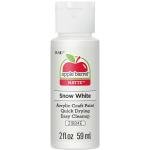 Apple Barrel Acrylic Craft Paint, Matte Finish, Snow White, 2 fl oz