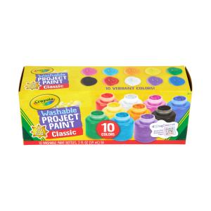 CRAYOLA Washable Kids Paint Set, 10 Ct, Children Arts & Crafts Supplies, Creative Gifts