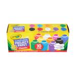 Crayola Washable Kids Paint Set, 10 Count, Easter Basket Essentials, Kids Arts & Crafts Supplies, Easter Craft Set, Project Paint, Gift for Kids, Ages 3+