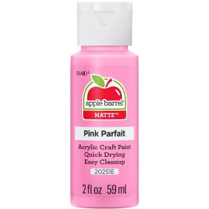 Apple Barrel Acrylic Craft Paint, Matte Finish, Pink Parfait, 2 fl oz
