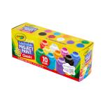 Crayola Washable Kids Paint Set, 10 Count, Easter Basket Essentials, Kids Arts & Crafts Supplies, Easter Craft Set, Project Paint, Gift for Kids, Ages 3+