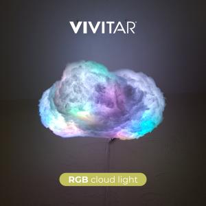 Vivitar RGB Cloud Light, DIY Project, Includes All Components, Remote Controls Lighting Effects