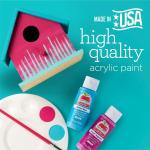 Apple Barrel Acrylic Craft Paint, Matte Finish, Snow White, 2 fl oz