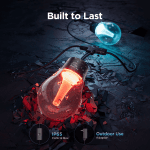 Govee 48ft Smart Outdoor Clear Bulb String Lights