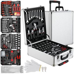 TLGREEN 799pcs Mechanic Tool Set with Trolley Case, Complete Household Tool Kit for Home, Automotive, Garage & Dorm