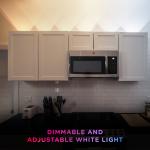 Enbrighten Spectrum Indoor 8ft LED Wall Lights RGBWIC Color Changing String Downlights