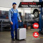 TLGREEN 799pcs Mechanic Tool Set with Trolley Case, Complete Household Tool Kit for Home, Automotive, Garage & Dorm