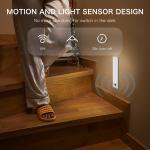 DAYBETTER 34 LED Under Cabinet Lights, USB Rechargeable Closet Lighting kit with Motion Sensor and Magnetic Strip for Wardrobe, Kitchen Wireless Lighting,2 Pack