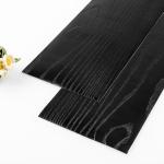 UMIGGEE Black Peel Stick Flooring 35-in x 5.7-in x 1.0mm 10-Pcs Vinyl Flooring Wood Grain Floor Tiles Easy to Install for Bathroom Kitchen Living Room Home Decor