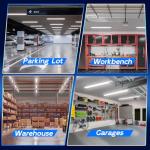 4 Pack 4FT Linkable LED Shop Lights