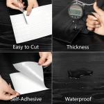 UMIGGEE Black Peel Stick Flooring 35-in x 5.7-in x 1.0mm 10-Pcs Vinyl Flooring Wood Grain Floor Tiles Easy to Install for Bathroom Kitchen Living Room Home Decor