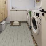 UMIGGEE Peel and Stick Vinyl Flooring Roll 15.7-in x 118-in/12.8 Sq.Ft Thicken Self-Adhesive Vinyl Wood Grain Floor Wear-Resistant Easy DIY Install Home Decor