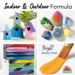 Apple Barrel Acrylic Craft Paint, Gloss Finish, Black, 2 fl oz