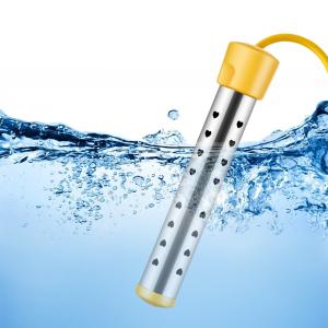 GFHFHITJ lmmersion Water Heater, with 304 Stainless Steel Cover Intelligent Temperature Control Portable Bucket Heater Heat 5 Gallons Of Water in Minutes 1500W