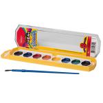 Cra-Z-Art Washable Watercolor Paints With Brush, 8 Colors