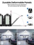 Fixdono 2 Pack LED Garage Lights Bulb, Ultra Bright 6500K 2200LM Garage Ceiling Shop Light E26/E27