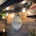 2-Pack Semi Flush Mount Ceiling Light Fixture with 2 LED Bulbs Black Kitchen Light Fixtures Ceiling Mount Ceiling Lamp for Kitchen, Hallway, Porch