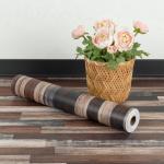 UMIGGEE Wood Grain Peel and Stick Floor Tiles – 15.7-in x 118-in Wood Floor Contact Paper Versatile Design for Any Space, Self Adhesive Vinyl Flooring, Non-Slip Features