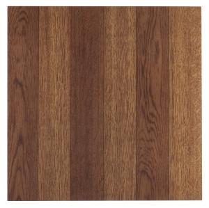 Achim 12"x12" 1.2mm Peel & Stick Vinyl Floor Tiles 45 Tiles/45 Sq. ft. Medium Oak Plank-Look