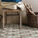 FloorPops! Virgin Vinyl Grey FP3294 Harvard Brick Grey Peel & Stick Floor Tiles Flooring Materials