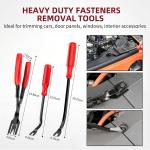 stusgo 238Pcs Trim Removal Tool Kit, Car Panel Door Window Audio Pry Tool Kit, Auto Clip Pliers Fastener Remover, Push Pin Puller, POM Material Interior Trim Repair Tools Set with Storage Bag