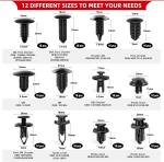 stusgo 238Pcs Trim Removal Tool Kit, Car Panel Door Window Audio Pry Tool Kit, Auto Clip Pliers Fastener Remover, Push Pin Puller, POM Material Interior Trim Repair Tools Set with Storage Bag