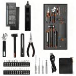 STORGENER 56-Piece Tool Kit,Basic Home Repair Tool Set,Precision Screwdriver Set,General Household Hand Tool Kit Small Tool Kit,Office & College Repairs