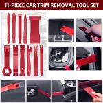 stusgo 238Pcs Trim Removal Tool Kit, Car Panel Door Window Audio Pry Tool Kit, Auto Clip Pliers Fastener Remover, Push Pin Puller, POM Material Interior Trim Repair Tools Set with Storage Bag