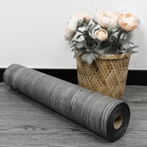 Lxcreat Vinyl Flooring Gray Peel and Stick Roll Vinyl Floor 118-in x 15.7-in Wood Plank Flooring Self Adhesive Vinyl Wood Grain Floor