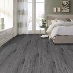 Lxcreat Vinyl Flooring Gray Peel and Stick Roll Vinyl Floor 118-in x 15.7-in Wood Plank Flooring Self Adhesive Vinyl Wood Grain Floor