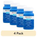 (4 pack) Waverly Inspirations Chalk Paint, Ultra Matte, Ocean, 2 fl oz