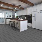 UMIGGEE Gray Peel Stick Flooring 36" x 6" 10 Pieces/Pack Vinyl Wood Look Flooring Thin Tiles, Easy to Install for Bathroom, Kitchen, Living Room