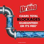 Drano Max Gel Drain Clog Remover, 32 oz, 1 Count