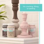 (4 pack) Waverly Inspirations Chalk Paint, Ultra Matte, Ocean, 2 fl oz